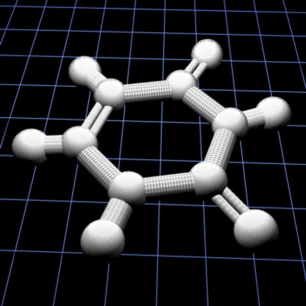 3ds max nucleobase dna - DNA - Uracil Nucleobase by DiegoDCvids